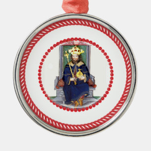 Ornamento De Metal Jesse Tree Scepter Ornament #1