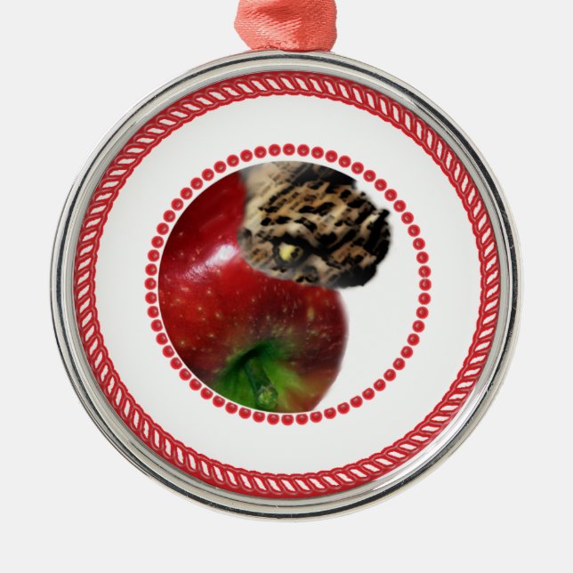 Ornamento De Metal Jesse Tree Serpent Ornament (Frente)