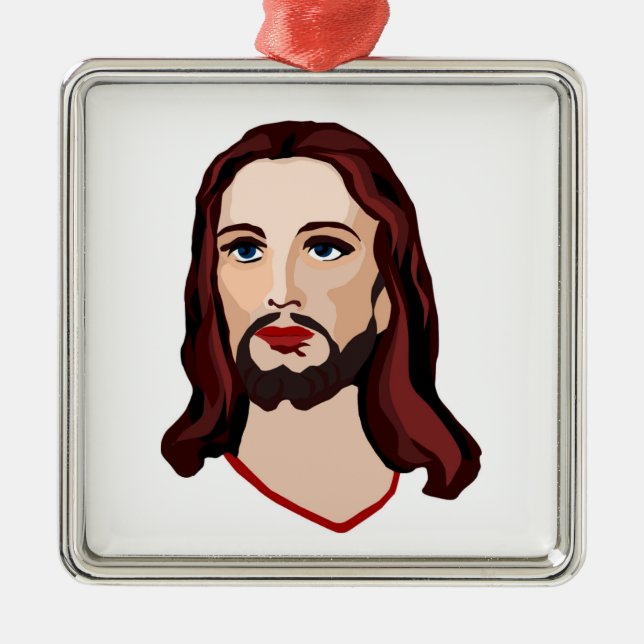 ORNAMENTO DE METAL JESUS CRISTO (Frente)