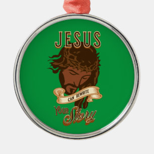 Ornamento De Metal Jesus pode reescrever seu pedido de história
