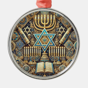 Ornamento De Metal Jew ornation para decoração de casa ou como presen