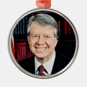 Ornamento De Metal Jimmy Carter 39º Presidente dos EUA