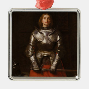 Ornamento De Metal Joan of Arc (por John Everett Millais)