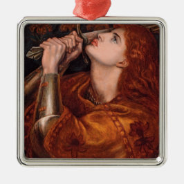 Ornamento De Metal Joan of Arc (Retrait) (por Dante Gabriel Rossetti)