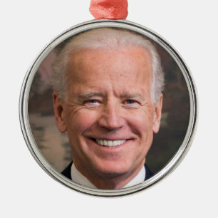 Ornamento De Metal Joe Biden Foto Retrato