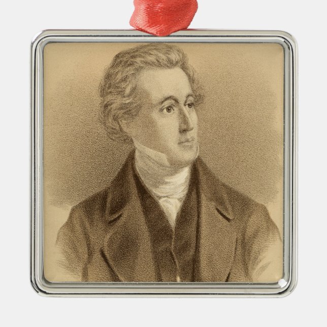 Ornamento De Metal John Banim (Frente)