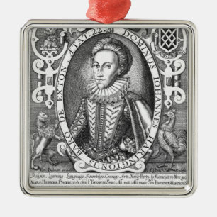 Ornamento De Metal John Harington, ò Baron Harington de Exton