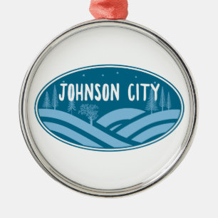 Ornamento De Metal Johnson City Tennessee ao Ar Livre