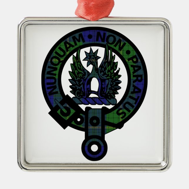 Ornamento De Metal Johnstone Clan Crest (Frente)