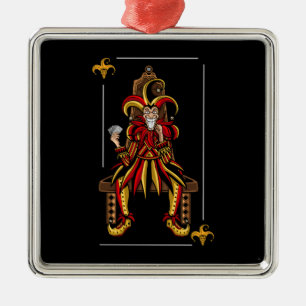 Ornamento De Metal Jokers Wild