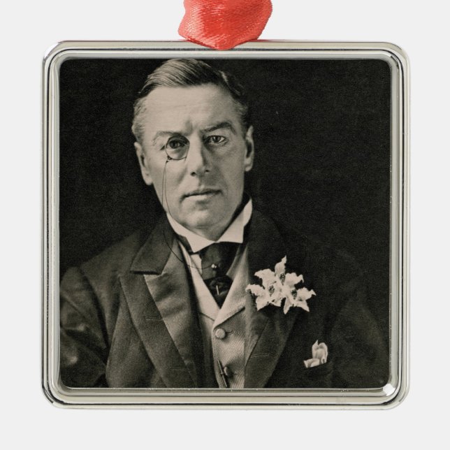 Ornamento De Metal Joseph Chamberlain (Frente)