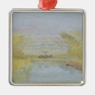 Ornamento De Metal Joseph Mallord William Turner as fontes em V