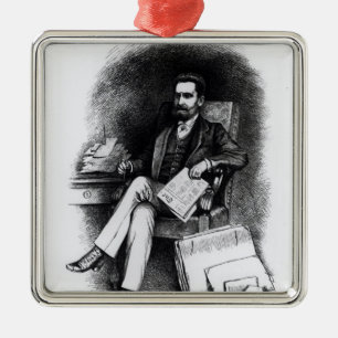 Ornamento De Metal Joseph Pulitzer "do objeto antigo", 1887