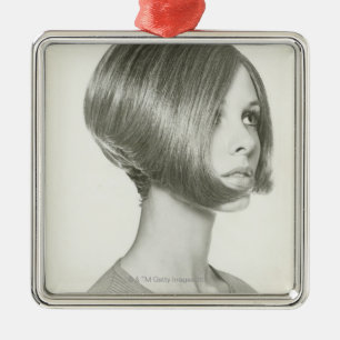 Ornamento De Metal Jovem mulher 2