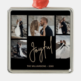 Ornamento De Metal JOYFUL 5 Photo Christmas