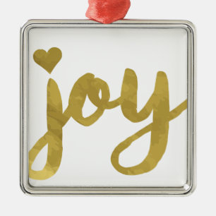 Ornamento De Metal Joyful Joyful Eu tenho Joy Cheio de Joy Joy