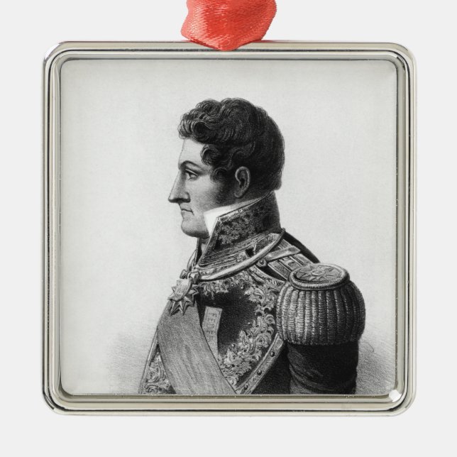 Ornamento De Metal Juan Manuel de Rosas (Frente)