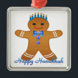Ornamento De Metal Judaica Hanukkah Gingerpão Man Menorah<br><div class="desc">Você está vendo The Lee Hiller Designs Collection of Home and Office Decor,  Roupa,  Gifts and Coleções. As Designs incluem Lee Hiller Photoographic e Mixed Media Digital Art Collection. Você pode ver sua fotografia da Nature em http://HikeOurPlanet.com/ e seguir seu blog de caminhada no Hot Primavera National Park.</div>