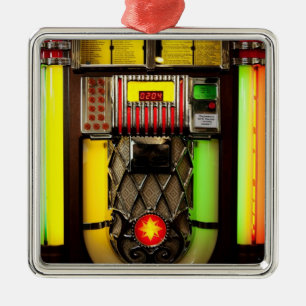 Ornamento De Metal Jukebox
