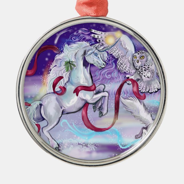 Ornamento De Metal Juntos somos um ~enfeites de natal (Frente)