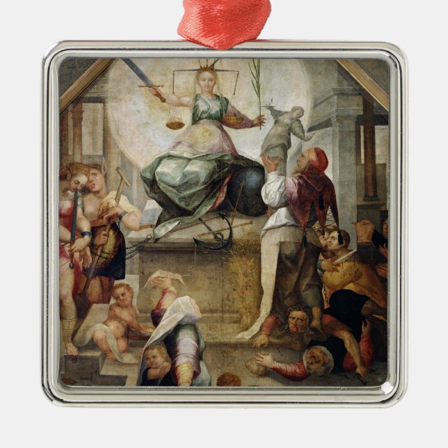 Ornamento De Metal Justiça (Frente)