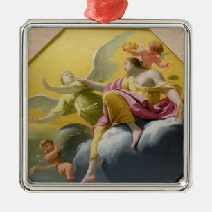 Ornamento De Metal Justiça, de uma série do cardeal quatro