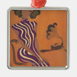 Ornamento De Metal Juventude de florescência No.8