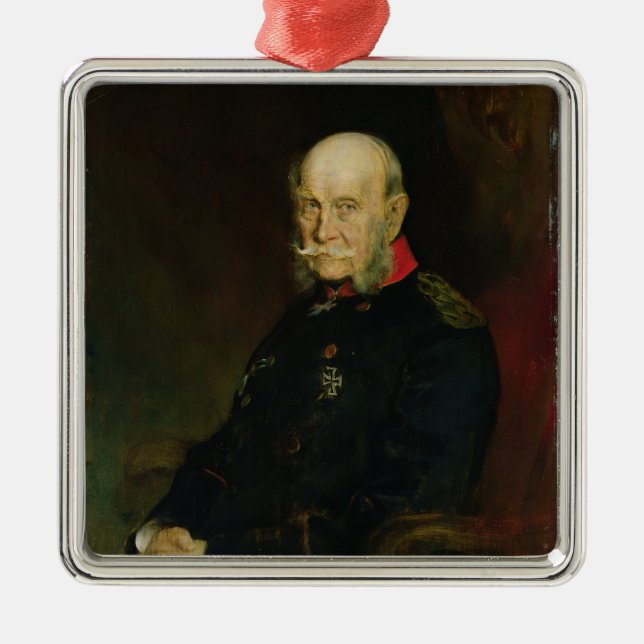 Ornamento De Metal Kaiser Wilhelm mim, 1888 (Frente)