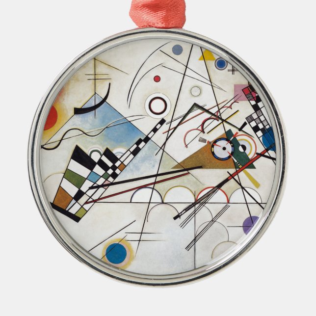 Ornamento De Metal Kandinsky 1923/Composição viii/pixdezines (Frente)