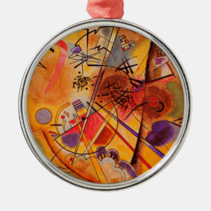Ornamento De Metal Kandinsky Abstrato Trabalho de arte