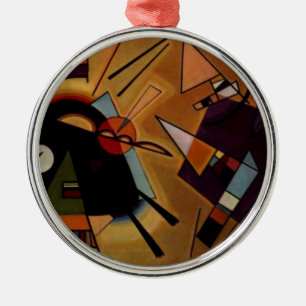 Ornamento De Metal Kandinsky Black Violet