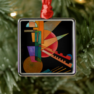 Ornamento De Metal Kandinsky - Interpretação Abstrata