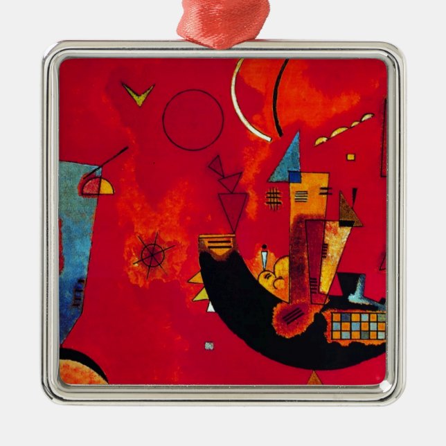 Ornamento De Metal Kandinsky Mit und Gegen (Frente)