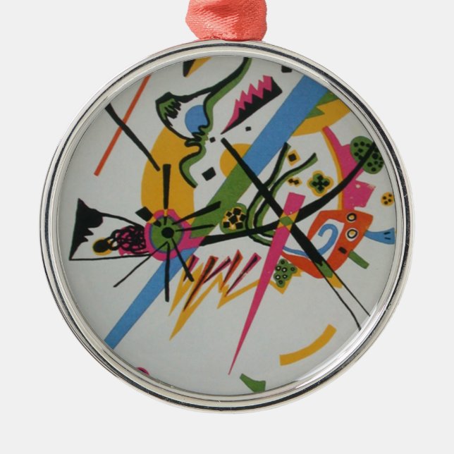Ornamento De Metal Kandinsky Pequenos Mundos Kleine Wells I (Frente)