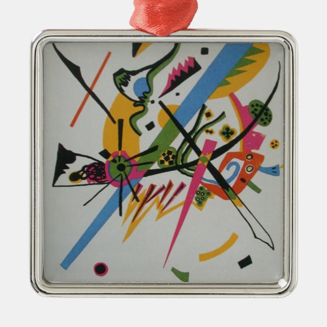 Ornamento De Metal Kandinsky Pequenos Mundos Kleine Wells I (Frente)