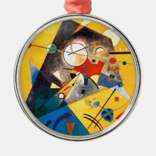 Ornamento De Metal Kandinsky Quiet Harmony Abstrato Art