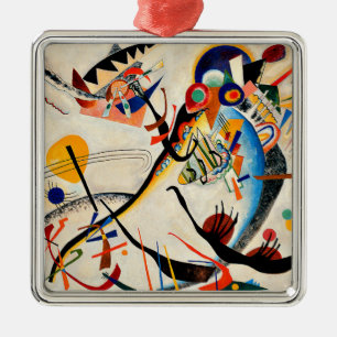 Ornamento De Metal Kandinsky - Segmento Azul,