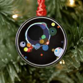 Ornamento De Metal Kandinsky - Vários Círculos, famosa arte abstrata