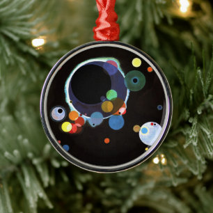 Ornamento De Metal Kandinsky - Vários Círculos, famosa arte abstrata