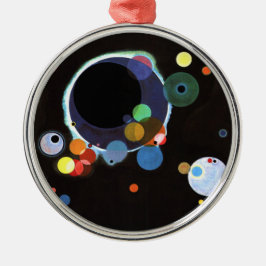 Ornamento De Metal Kandinsky - Vários Círculos, famosa arte abstrata