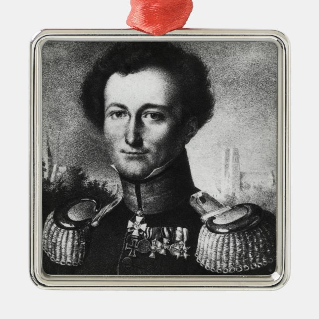 Ornamento De Metal Karl von Clausewitz (Frente)