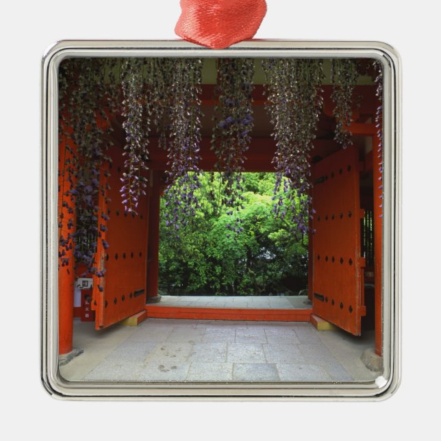 Ornamento De Metal Kasuga Shrine, Nara, Japão (Frente)