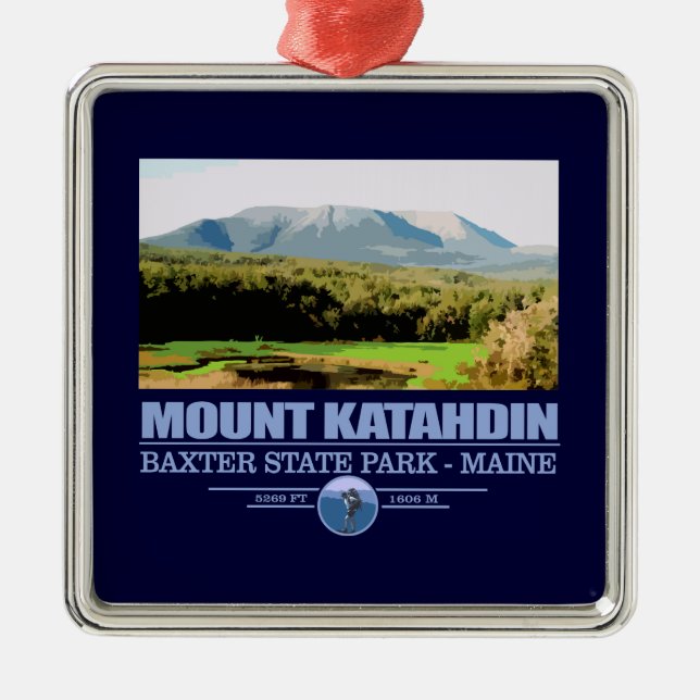 Ornamento De Metal Katahdin (Frente)