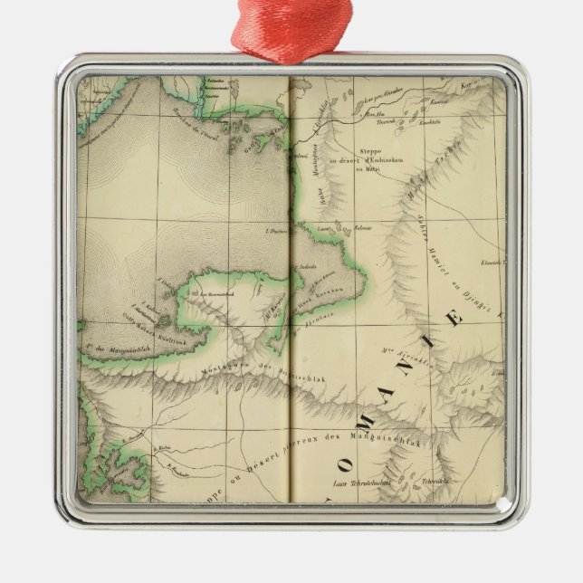 Ornamento De Metal Kazakhstan, Uzbekistan (Frente)