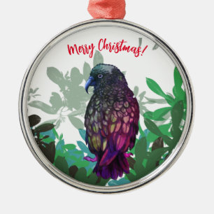 Ornamento De Metal Kea bird Ornament