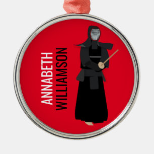 Ornamento De Metal Kendo