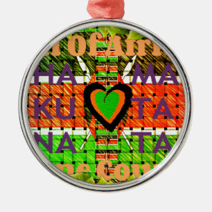 Ornamento De Metal Kenya Hakuna Matata