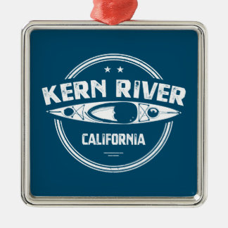Ornamento De Metal Kern River California Kayaking