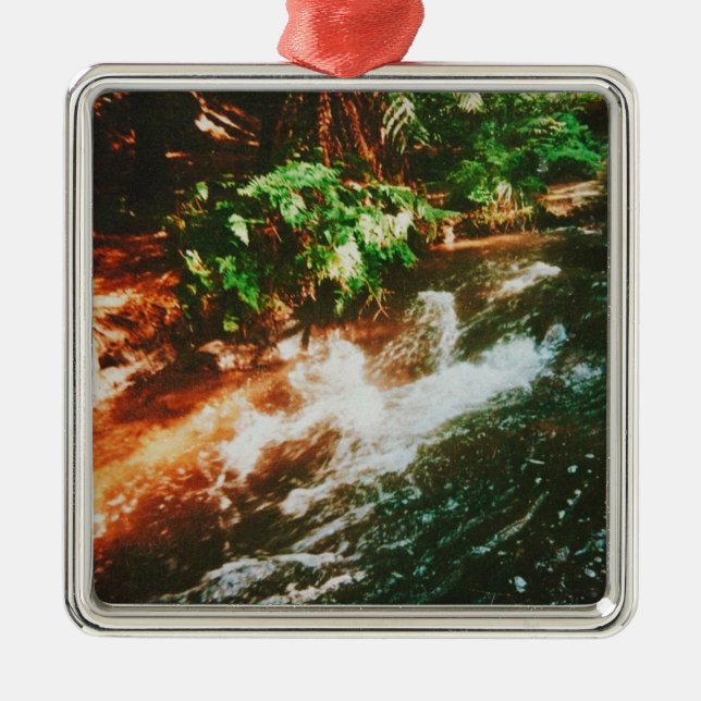 Ornamento De Metal Kerosene Creek, Rotorua, Nova Zelândia (Frente)