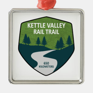 Ornamento De Metal Kettle Valley Rail Trail British Columbia